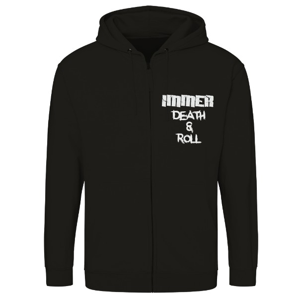 Mikina na zip unisex s potiskem Immer - Death and Roll