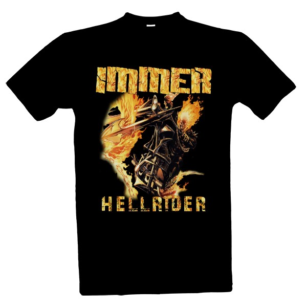 Tričko s potiskem Immer - "Hellrider"